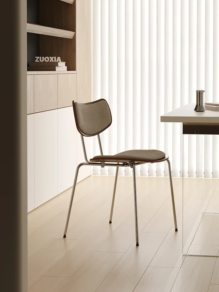 

Nordic Retro Minimalist Dining Chairs Designer Relaxation Kitchen Home Chairs Sedie Sala Da Pranzo Dining Room Furniture HYDC