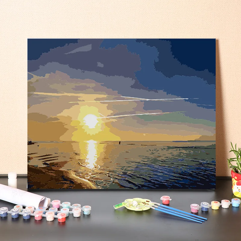 

2031222 Landscape painting hanging painting sofa background wall decoration entry porch oil painting