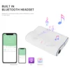 Smart Memory Foam Bed Pillow Carbon Fibre heating Far Infrared Therapy Built-in Bluetooth Speaker Play Music Sleep Monitoring 4