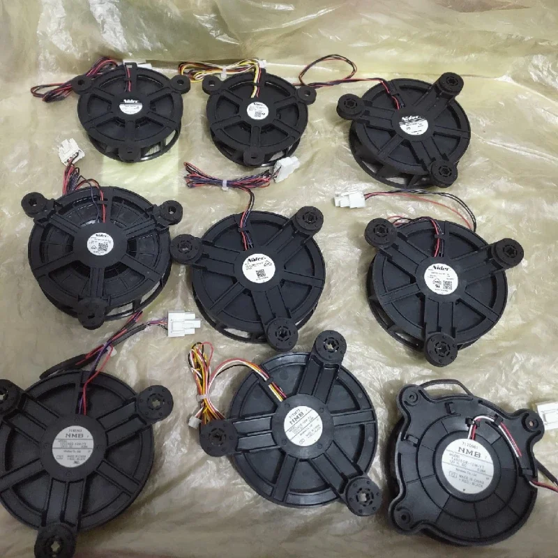1pcs DC12V ตู้เย็นพัดลมระบายความร้อนสําหรับ Haier GW12E12MS1AZ/DB/GW10C12MS1AZ/BA-52/57Z32 ตู้เย็นหม้อน้ําตู้แช่แข็งมอเตอร์อะไหล่ 1