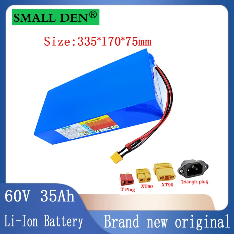 

67.2v Electric Bike Scooter Lithium Ion Battery Pack New 60V 35Ah 16S E-Bike With BMS 1500w 3000w battery