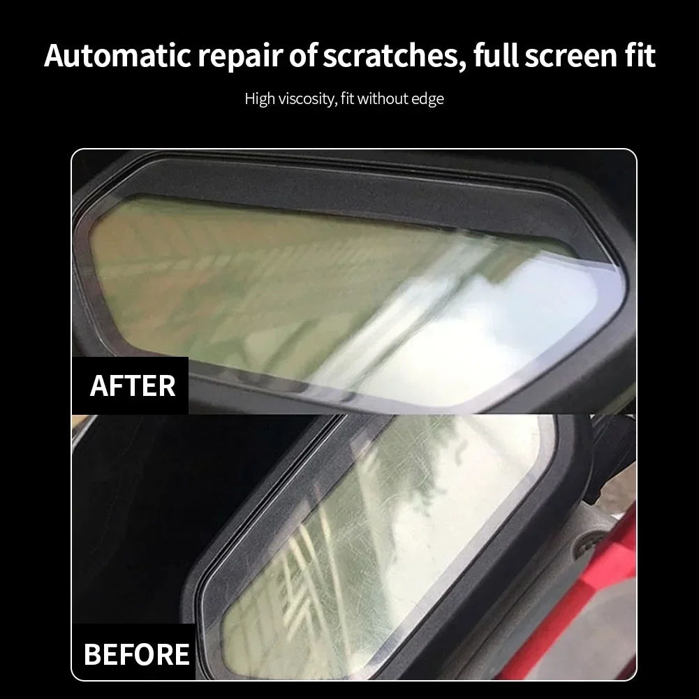 Screen Protector Cover TPU Scratch Protection Film Accessories Guard Instrument Dashboard Membrane Lens 2Pcs For Honda ADV 350