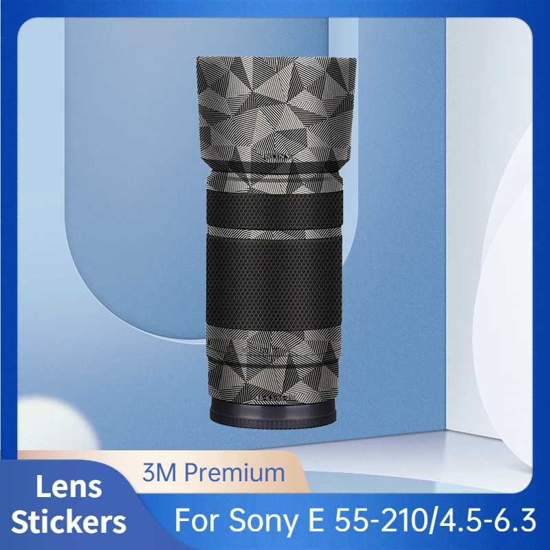 

Для Sony E 55-210 мм Φ OSS SEL55210 наклейка на корпус объектива камеры покрытие защитная пленка протектор Виниловая наклейка КОЖА 55-210