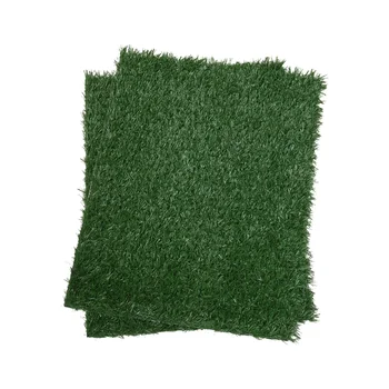 2PCS Realistic Artificial Grass Rug for Pet Potty Training, Synthetic Dog Pee Grass Turf Patch Carpet Pad for Indoor Outdoor 2