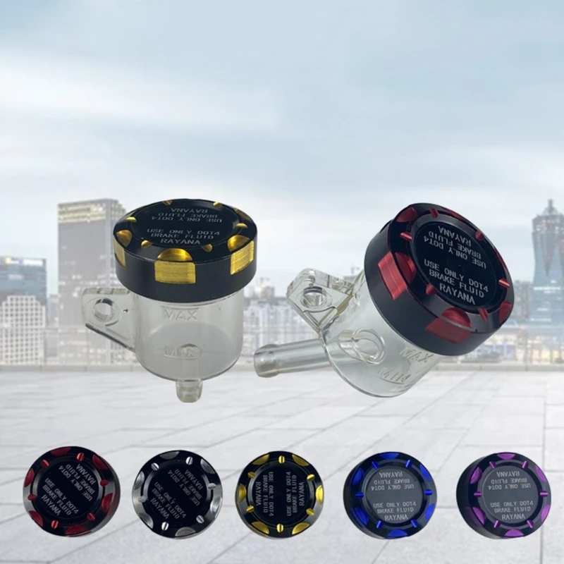 Serbatoio Liquido Freni Per Moto Universale - In ABS, Facile Da Installare, Per Freni E Frizione