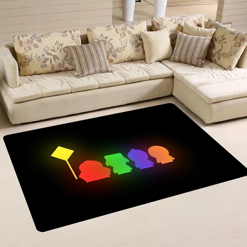 

S-South Cartoon P-Park Balcony Game House Entrance Mat Anime Movie Aesthetic Room Decoration Home Rugs Carpets Kitchen Carpet