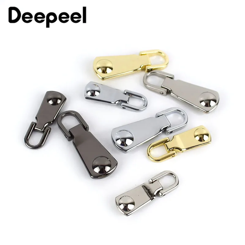 5pcs Detachable Zipper Pull Tab DIY Luggage Backpack Clothing Accessories, Size: 3X0.86CM