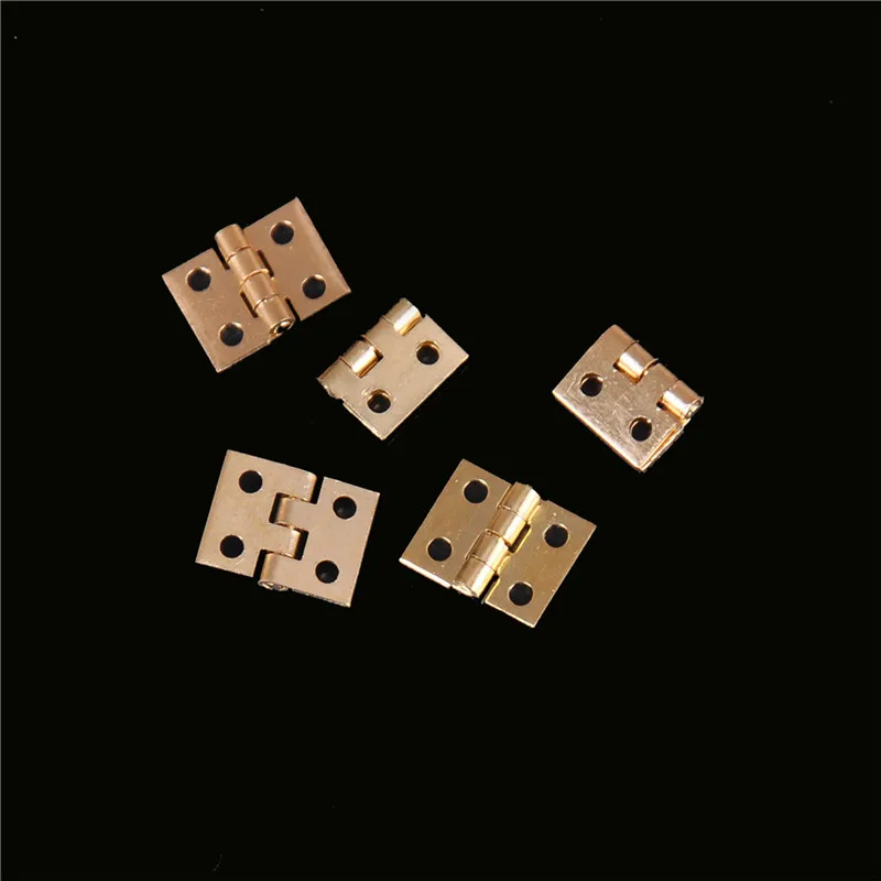 Mini Brass Plated Hinge Decorative Jewelry Cigar Box Hinges 20pcs