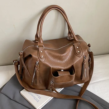 Borsa Hobo femminile Borse a tracolla di grande capacità Borsa tote grande Stylsih Borse a tracolla Hobos da donna in morbida pelle Borsa shopper da donna