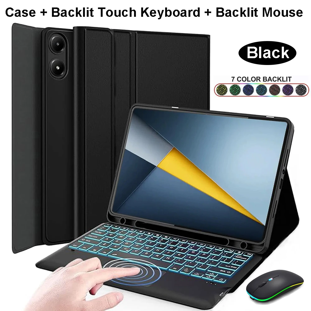 Bluetooth Wireless Tablet Stand Case - Protective Smart Folio Cover in Sleek Design