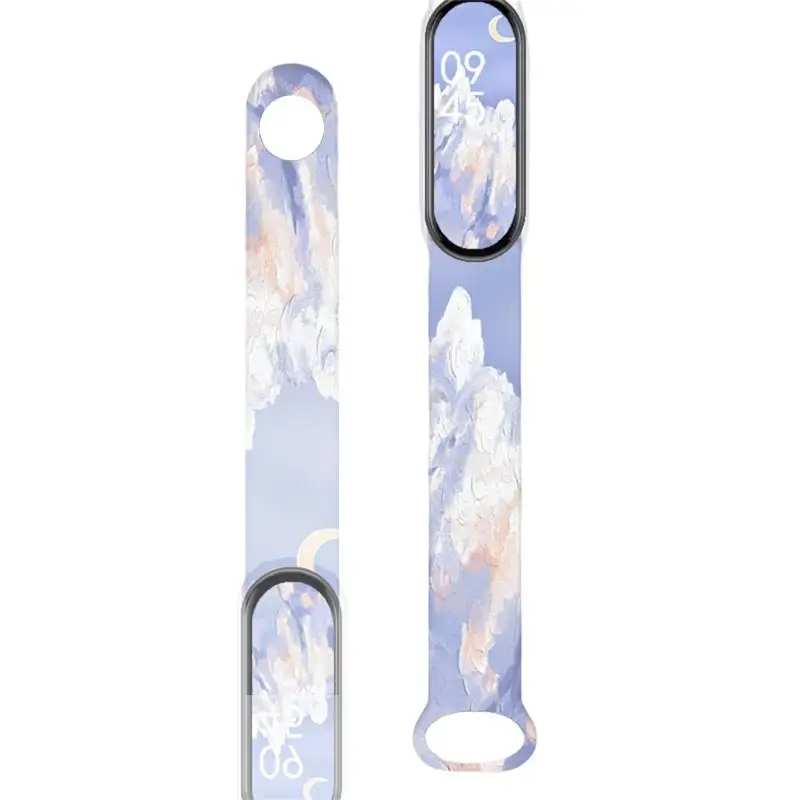 

Мягкий силиконовый ремешок для Mi Band 7 6 5 4, ремешок для замены ремешка в строгом стиле для Mi7 Band6 Band7