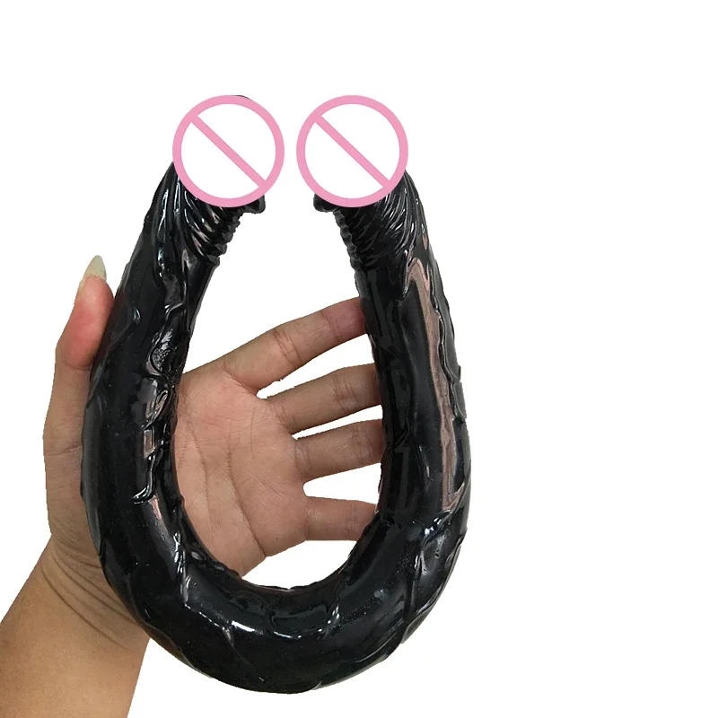 Sex Toys 44cm Long Double Dildo For Women Strapon Realistic Dildo Female Masturbator Sex Toys For Women Lesbian Penis Masturbation Toys