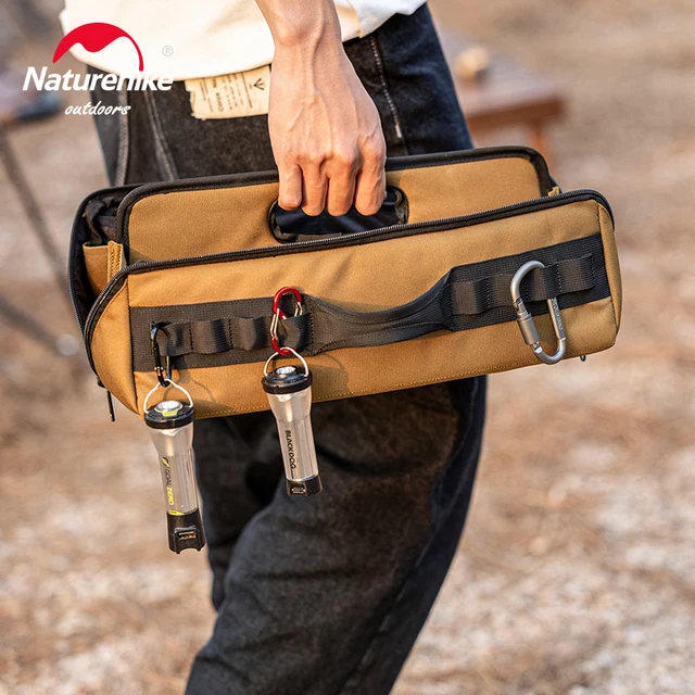 Naturehike Camping Storage Bag Multifunctional Outdoor Tool Storage Bag Collapsible Storage Box Hikng Travel Lamp Bag Meal Bag 2