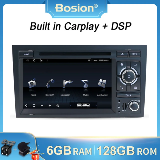 Double Din Android 12 Car Radio Stereo Multimedia Player For Audi A4 B6 B7  S4 RS4
