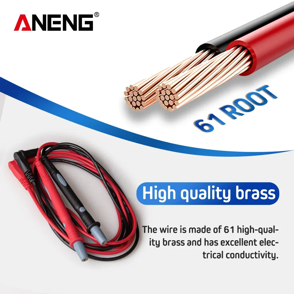Probe Test Leads for Digital Multimeter Multimeter Tester ANENG PT1010 1000V 20A