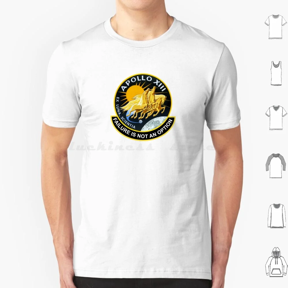-Apollo 13 Mission Patch-Il Guasto Non È Un'Opzione T Shirt Uomo Donna Bambini Geeks Patch Apollo Apollo 13 Design Spazio Esterno