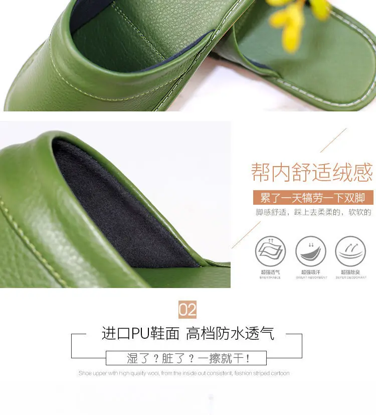 Herren-Lederhausschuhe für drinnen, günstige Schuhe für Zuhause, Herbst 2024, flache Mules, Damen-Hausschuhe, Zapatos De Hombre – Detail 11
