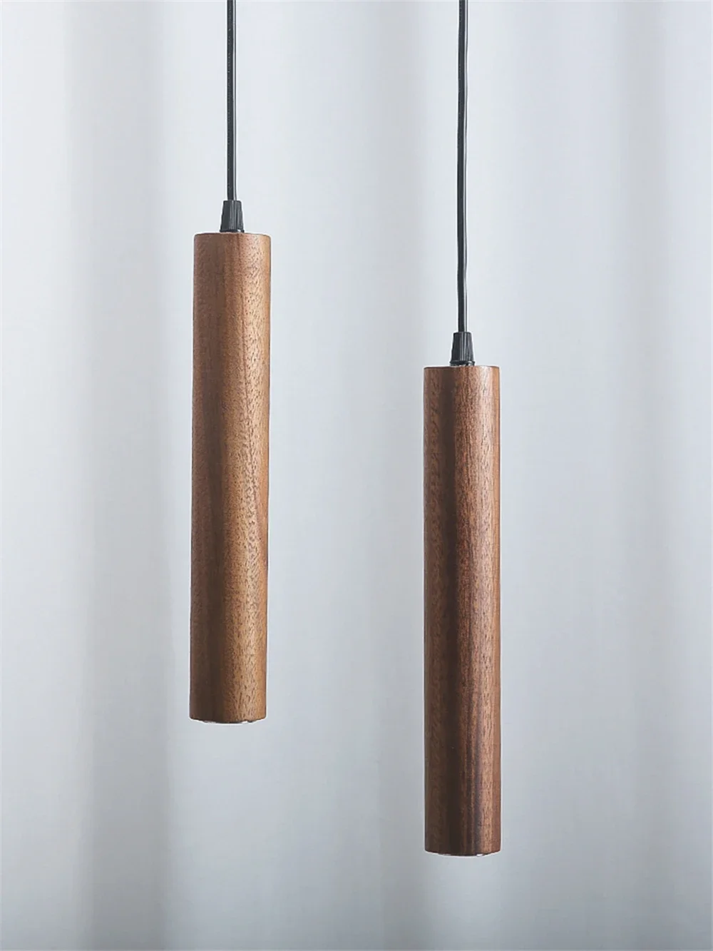Description Picture 3 of itemNordic Ceiling Pendant Lamp Wooden Light Restaurant Creative Chandelier Light Bar Restaurant Home Decor Modern Solid Wood Lamp