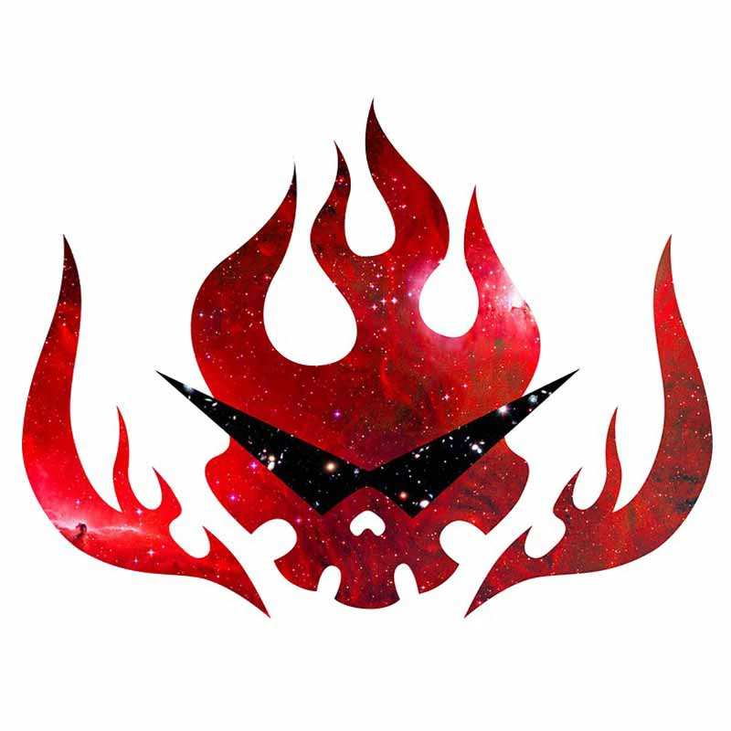 

13X9.5CM Exterior Accessories Gurren Lagann Flag Car Stickers Scratch-proof Window Personality Decal Graphics N6