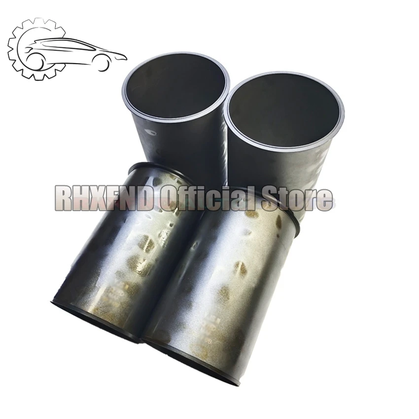 4PCS J2 Engine Cylinder Liner For Kia Pregio Bongo Besta GS K2700 2665cc 2.7D 8v 1998-