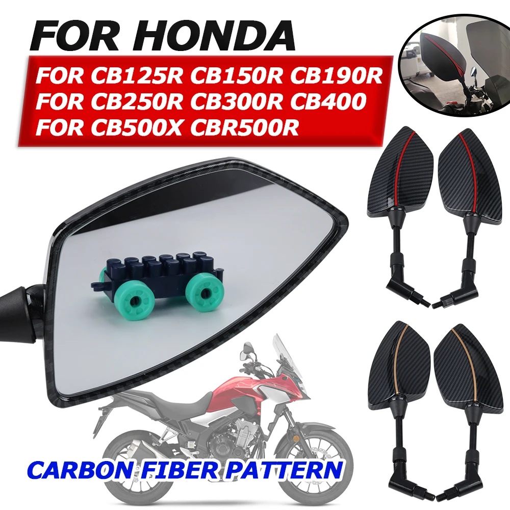 혼다 CB125R CB150R CB190R CB250R CB300R CB400 CB500X CBR500R CB 오토바이 사이드 백미러 핸들 바 미러