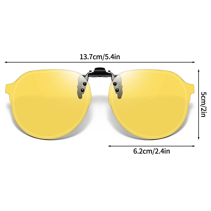 Polarized Clip-On Sunglasses