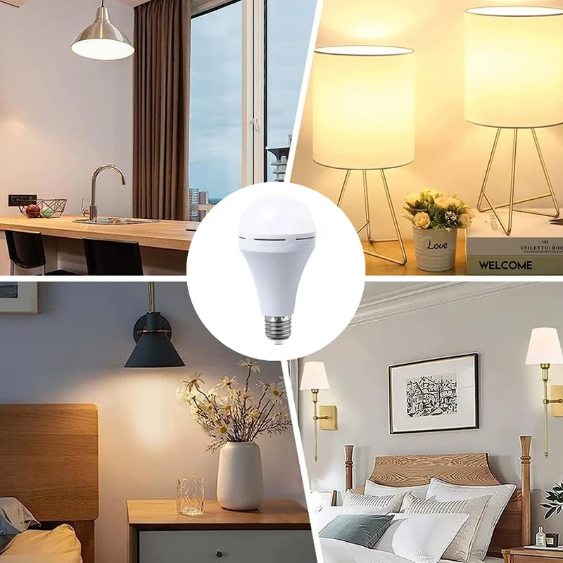Rechargeable High Brightness LED Bulb Lights