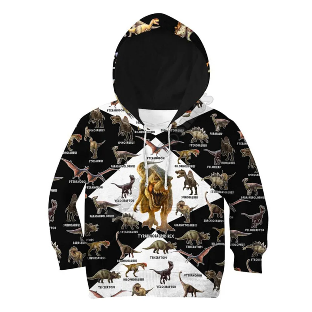 

Dinosaur Art 3d printed Hoodies family suit tshirt zipper Pullover Kids Suit Sweatshirt Tracksuit/Pants 01