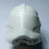 100 pcs pure white helmet head Building Block  Mini Action Figure Toys Solid Plain Helmet Accessories 1
