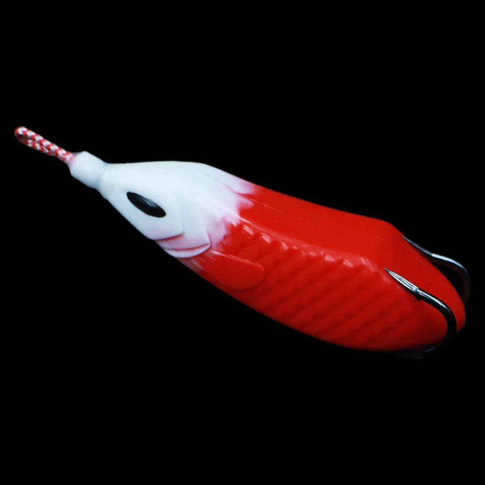 

Sea Yolo 1Pcs 8cm/15g Colorful Modified Frog Shaped Soft Fishing Lure With Hooks Artificial Lure Fishing Tackle For Carp Fishing