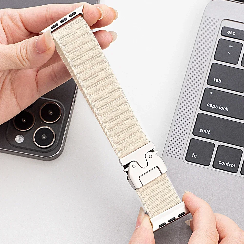 Sport Nylon Bracelet with Parachute Buckle Strap