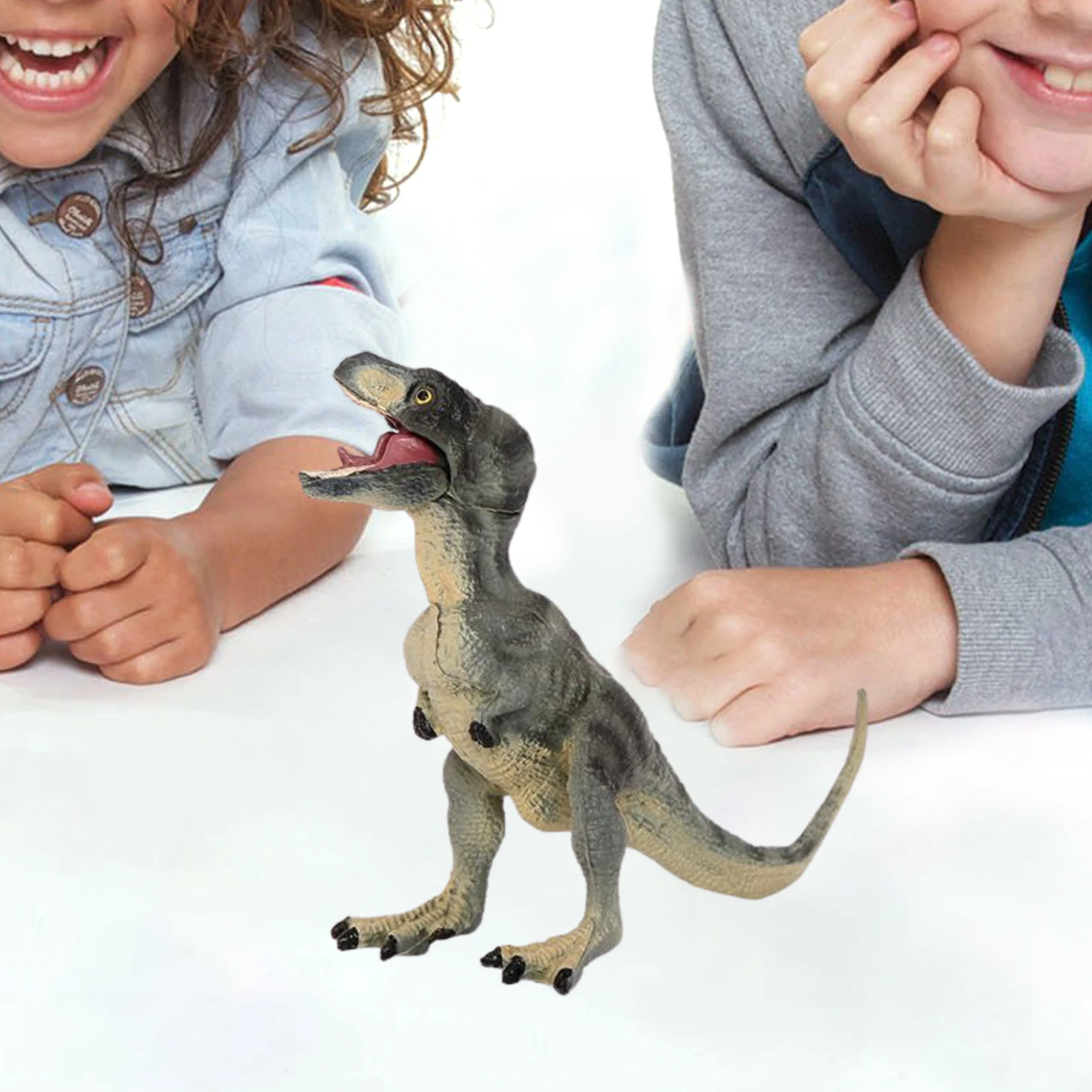 

Tyrannosaurus Rex Figure Simulation Realistic Dinosaur Toy PVC Wildlife Animal Model Figurines With Open And Closed Mouth For