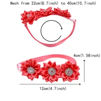 20/50pcs Dog Bow Tie Dog Flower Collar Diamod Dog Accessories Small Dogs Cat Puppy Bowtie Collar Dogs Bowties Pet Supplies 2