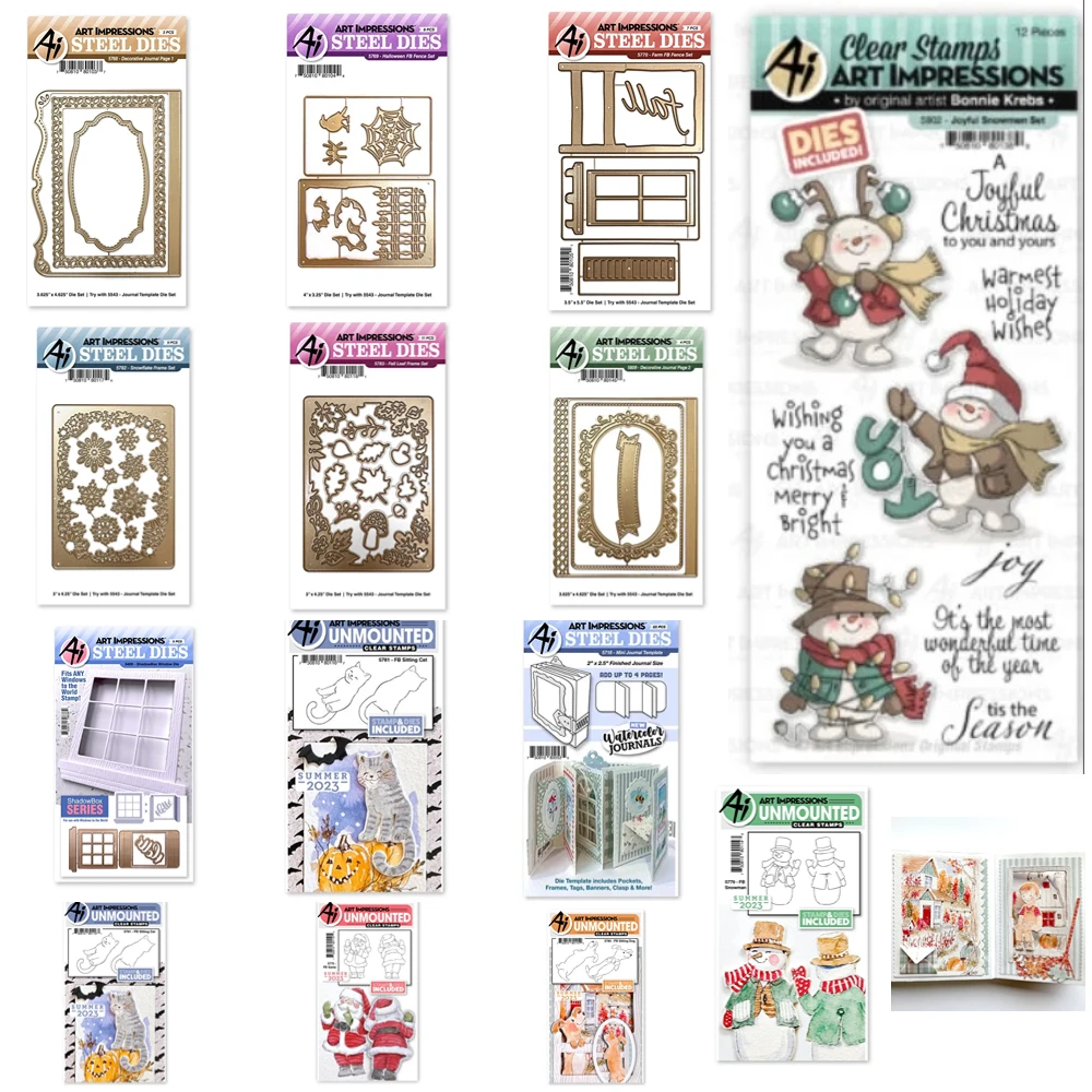 Painters Palette Memorydex Metal Cutting Dies DIY Scrapbooking Card Stencil Paper Craft Handmade Album Handbook Decoration