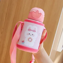 500ml Unicorn Kids Stainless Steel Thermos Bottle - Cute & Insulated Water Bottle - 480ML (Pink)