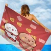 Cute DUDU BUBU Bath Towel Microfiber Soft Water Absorbing Breathable For Girl Kids Decorative Cartoon Beach Towel 3