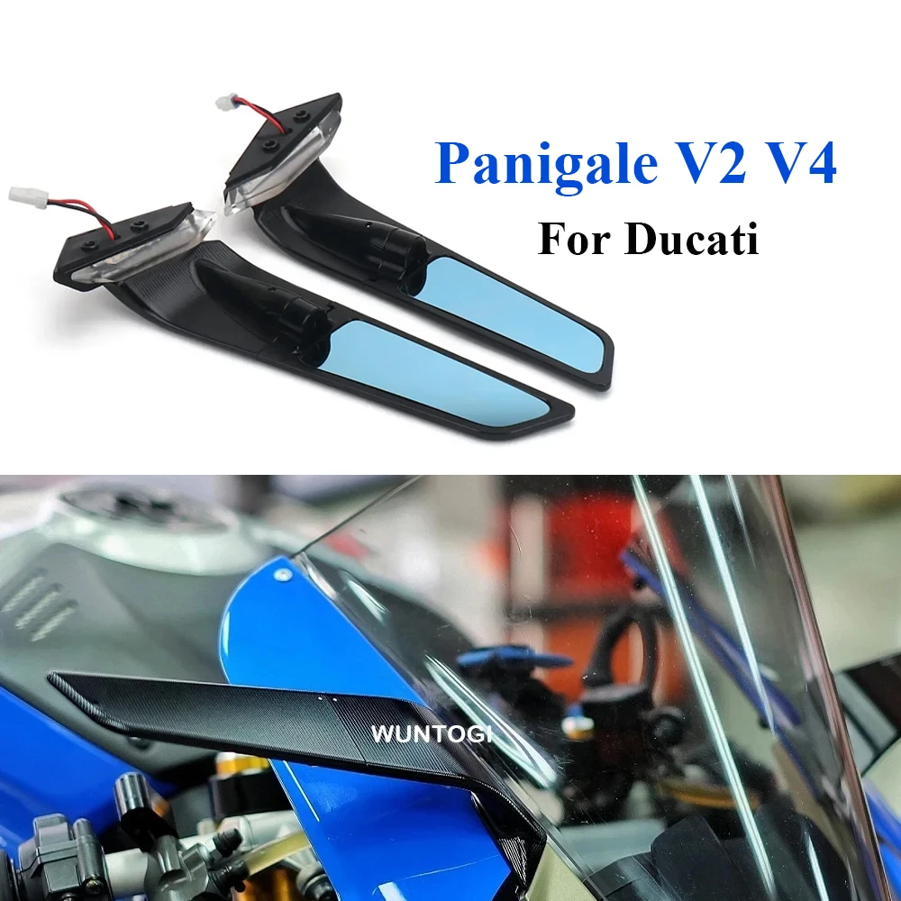 Rearview-Mirrors-Panigale-V4-Motorcycle-With-LED-Stealth-Mirrors-Sports ...