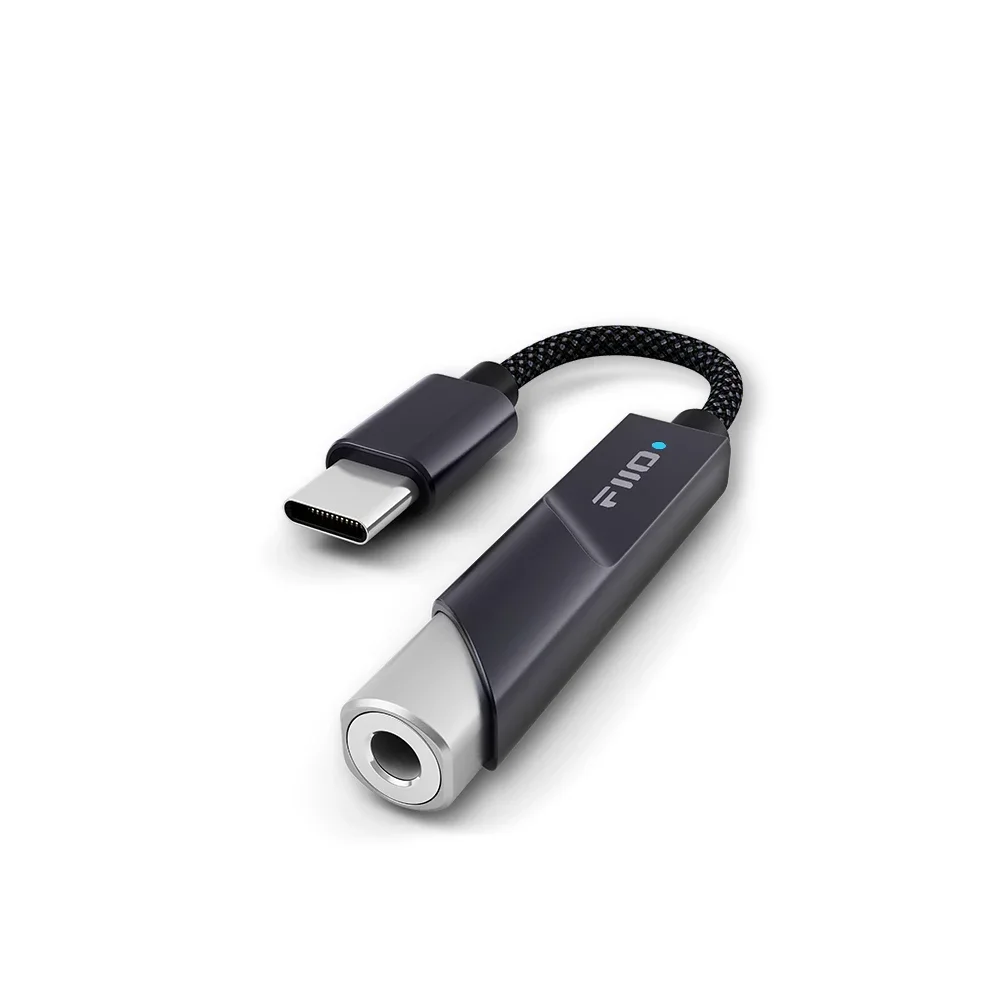 3.5mm Aux Adapter Portable Dac Amplifier Audio Amp Adapter FiiO JadeAudio KA11 USB C to 3.5mm Audio Adapter Dongle 32bit/384KHz Type C to 3.5mm HiFi DAC Amplifier For Android/iOS/Win