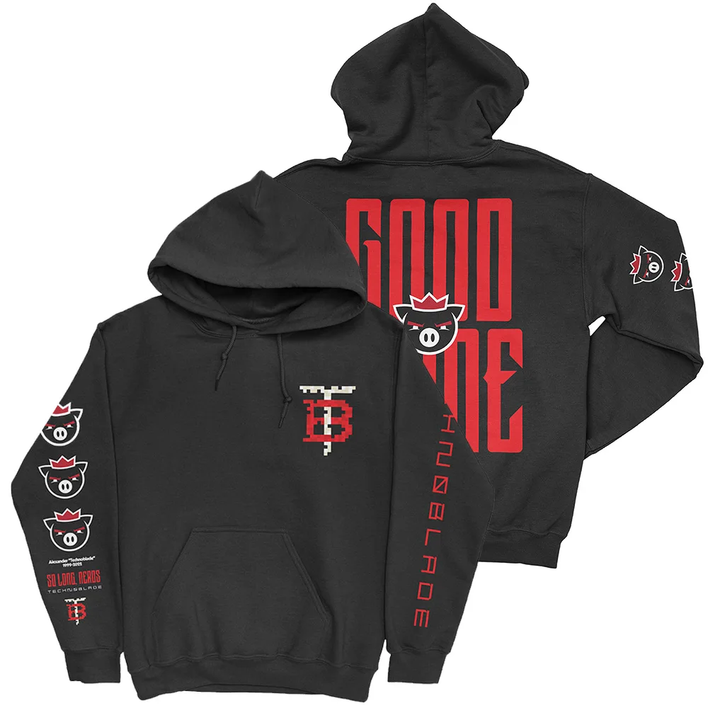 

Толстовки Technoblade R.I.P RIP GOOD GAME Merch, зимние мужские/женские толстовки с капюшоном, уличная одежда с капюшоном, команда техномечты SMP MCYT с длинным рукавом