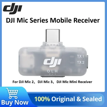 DJI Mic Series Mobile Receiver The Mobile Receiver of the DJI Mic Series for DJI Mic 2 DJI Mic 3 and DJI Mic Mini transmitters