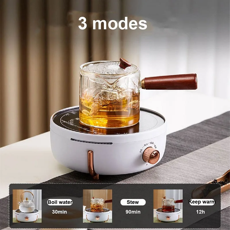 220V Electric Ceramic Stove Home Boiling Water Heater 3 Gear Adjust Tea Stove Office Coffee Electric Hot Plates Tea Maker 800W 5