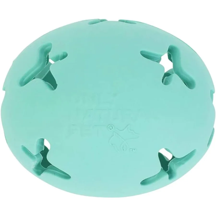 Interactive Rubber Dog Toy with Treat Dispenser