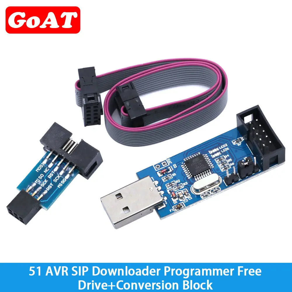 Usbasp USMSP Lập Trình Viên AVR USB ISP USB ASP ATMEGA8 ATMEGA128 Hỗ - Foto 11
