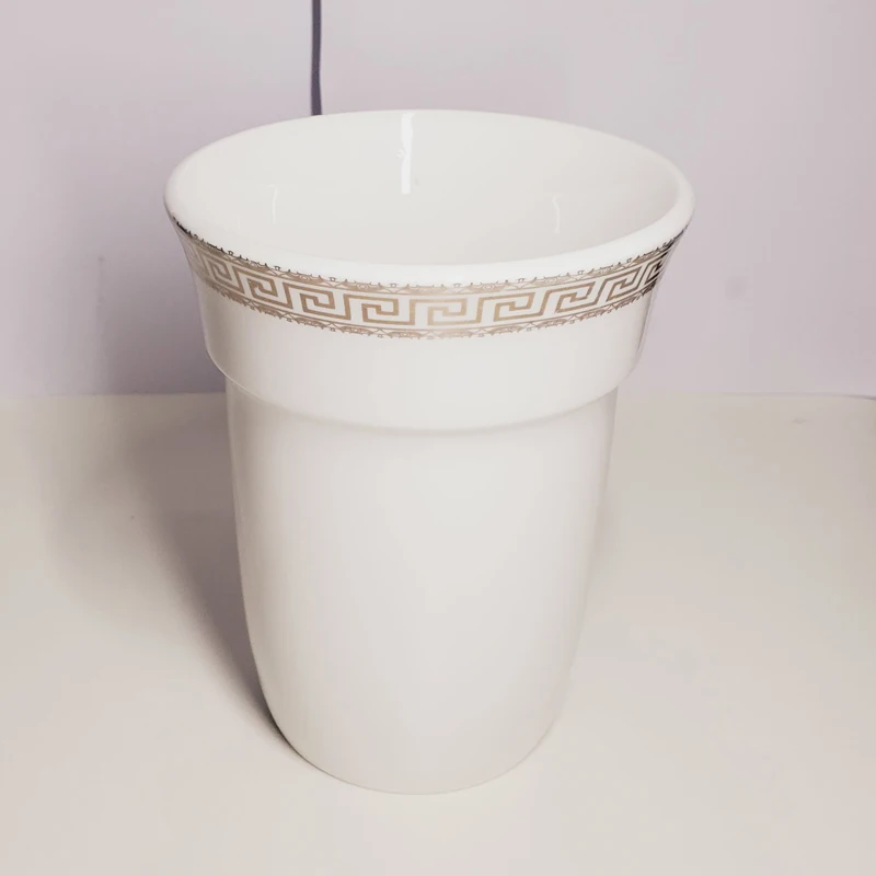 Bathroom accessories Ceramic Toilet Brush Cup for toliet brush holder parts