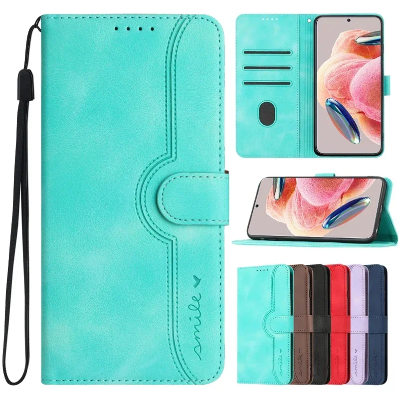 Enhanced Magnetic Flip Leather Wallet Case with Card Slot
