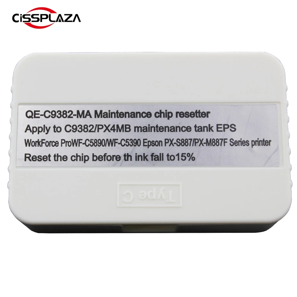 1X C9382 Maintenance Box Chip Resetter Compatible for Epson WF-C5310 WF-C5810 WF-C5390 WF-C5890 WF-C5390a WF-C5890a,maintenance box chip resetter