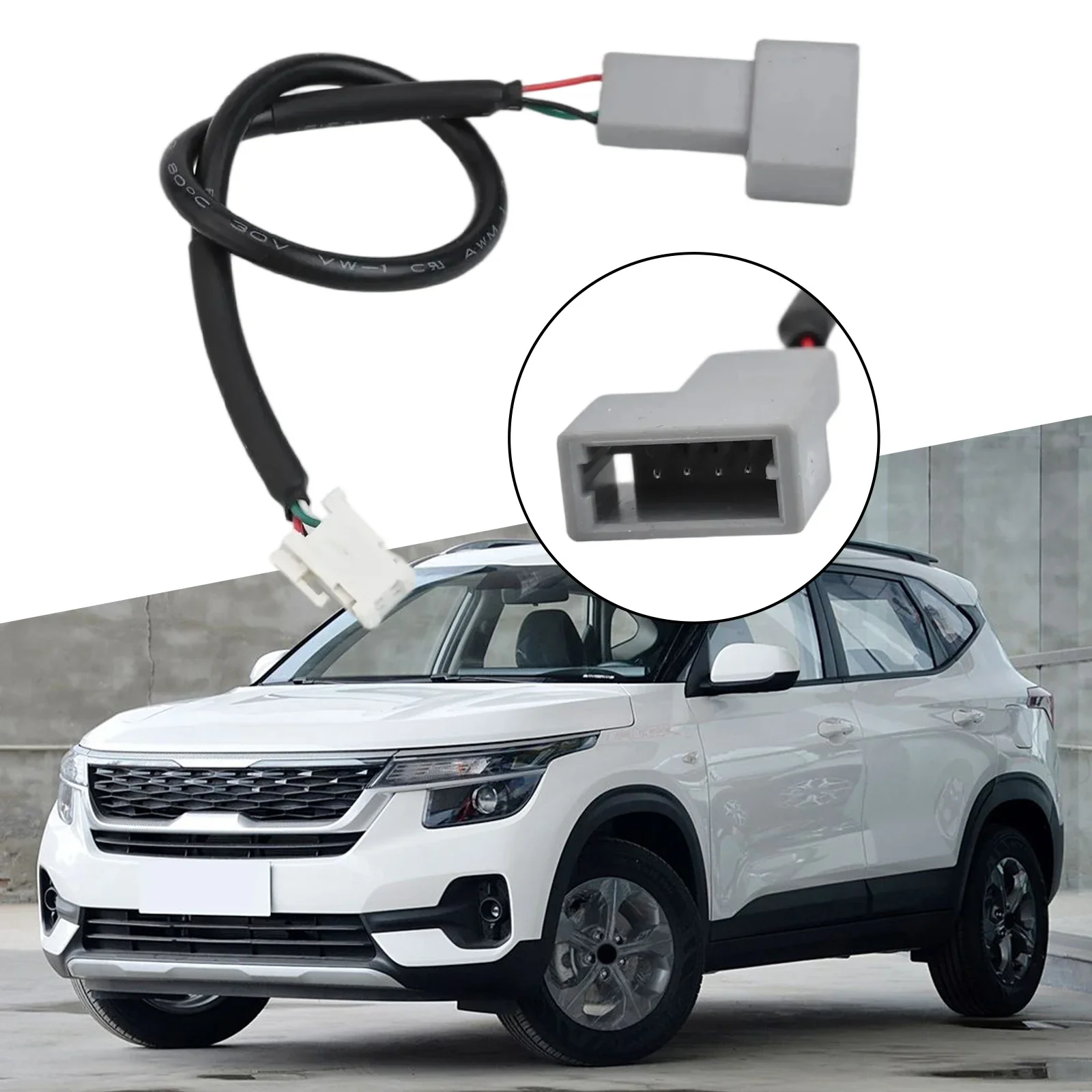 Universal USB Adapter Cable for Kia and Hyundai Vehicles - Android Host 4-Pin and USB Interface