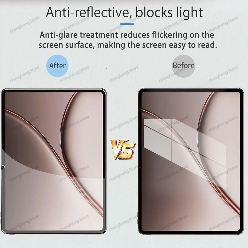 Enhanced Paper Feel Screen Protector for Tablets - Soft PET Paper Film, 13.2