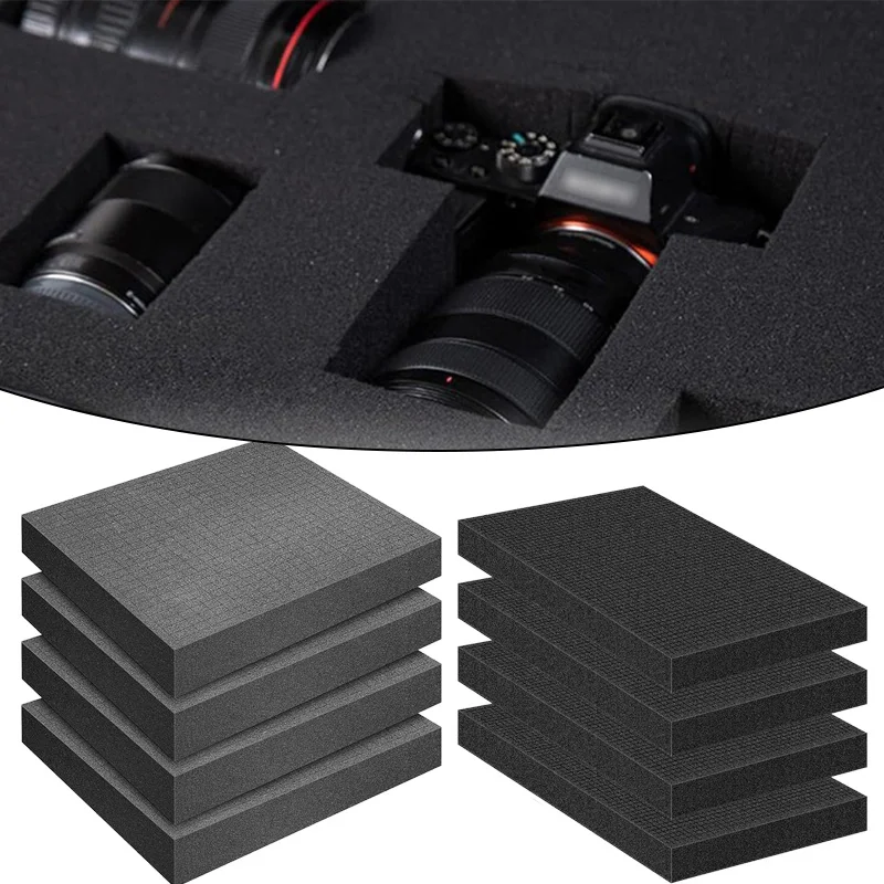 4x Pick Apart Foams For Toolbox, Pre-cutting High Density Pluck Sponge Precorted Foam For Hard Flight Case Storage 2