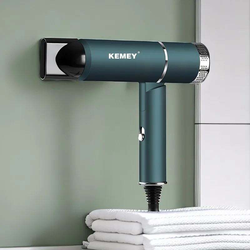 KEMEI foldable Hair Dryer KM-9825 Professional Styling Salon Light Green Electric Hair Dryer Secador De Cabelo Profissional 2